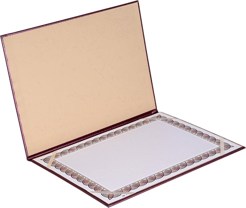 FIS A4 Size Certificate Folder, Violet Color, Padded One Side Violet - Image 4