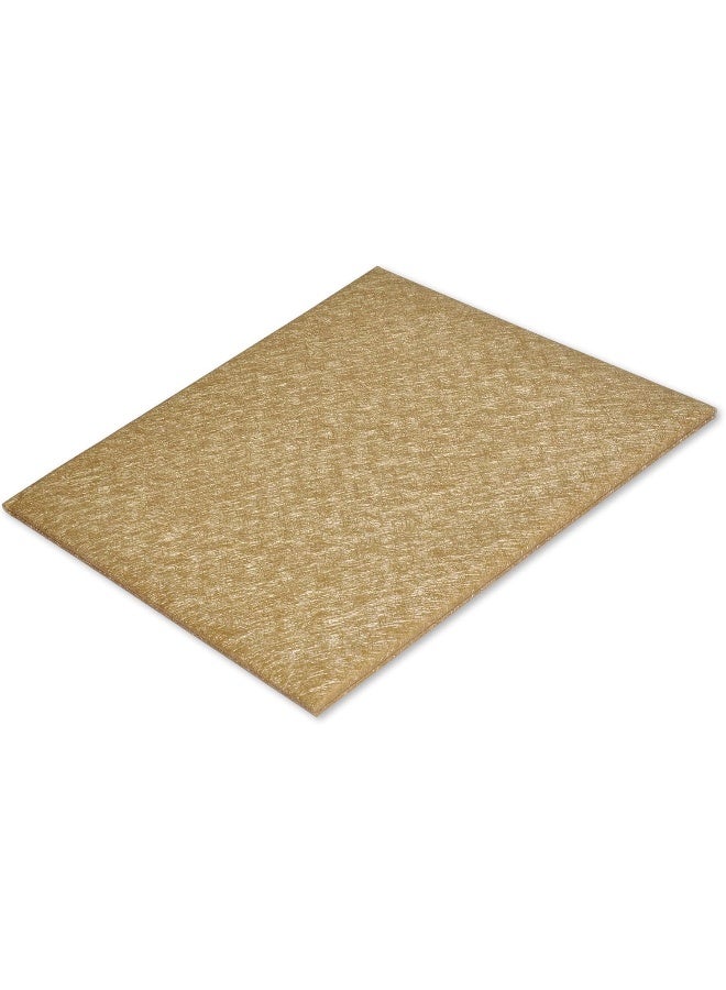 FIS® Golden Vinyl Certificate Folder, A4 Size, One Side Padded Gold - Image 2