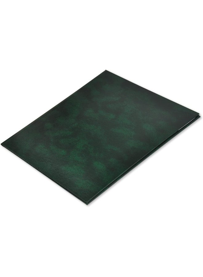 FIS® A4 Size Certificate Folder, Hard Cover, Green, Vinyl Material Green/Black - Image 2