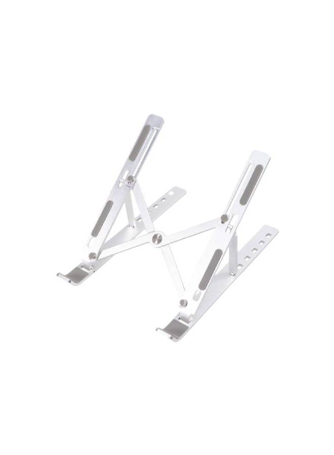 7-Level Adjustable Aluminum Alloy Foldable Laptop Stand Multicolour - Image 2