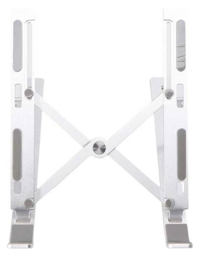 7-Level Adjustable Aluminum Alloy Foldable Laptop Stand Multicolour - Image 1