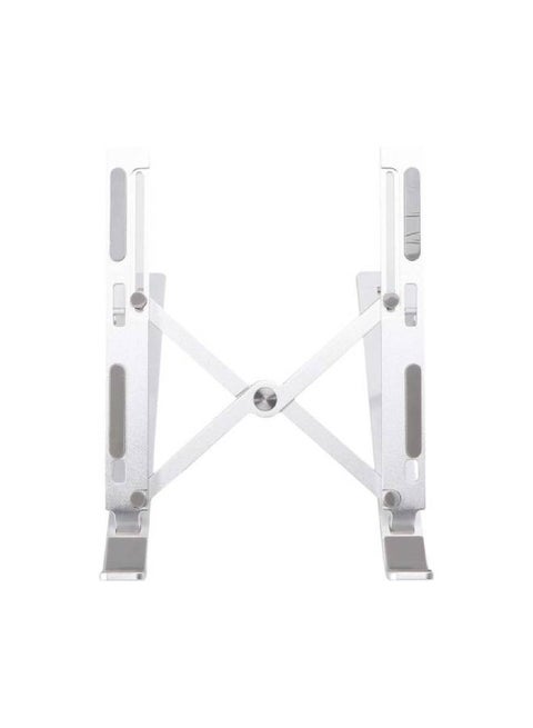 7-Level Adjustable Aluminum Alloy Foldable Laptop Stand Multicolour