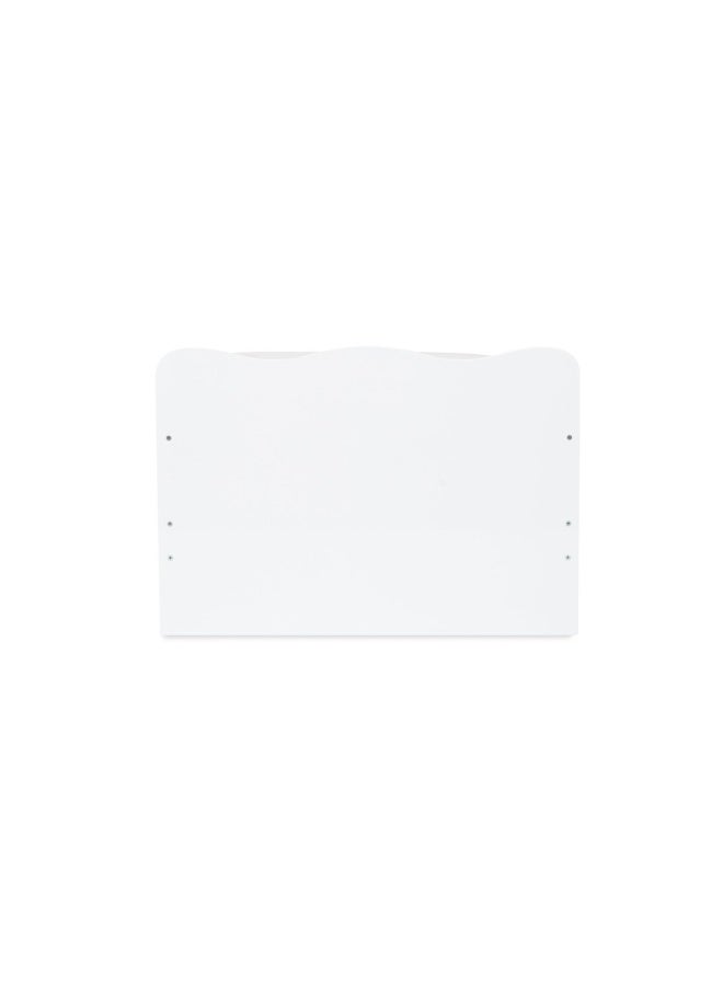 Pan Home Single | Soneca Toddler Bed | Mdf Material | Sturdy And Durable | White 155x81x54cm  - Image 2