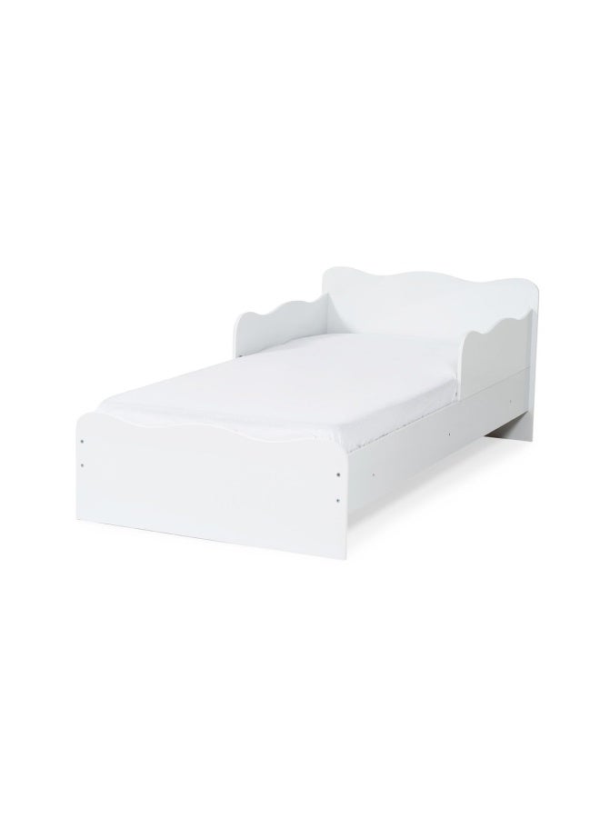 Pan Home Single | Soneca Toddler Bed | Mdf Material | Sturdy And Durable | White 155x81x54cm  - Image 4