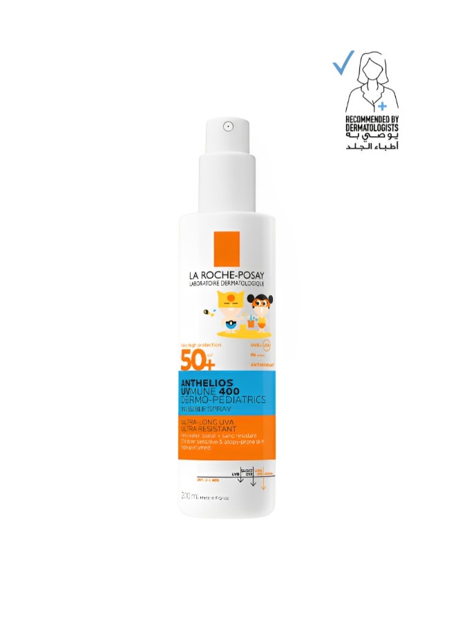 Anthelios Uvmune400 Dermo-Pediatrics Invisible Spray Spf50+ 200ml