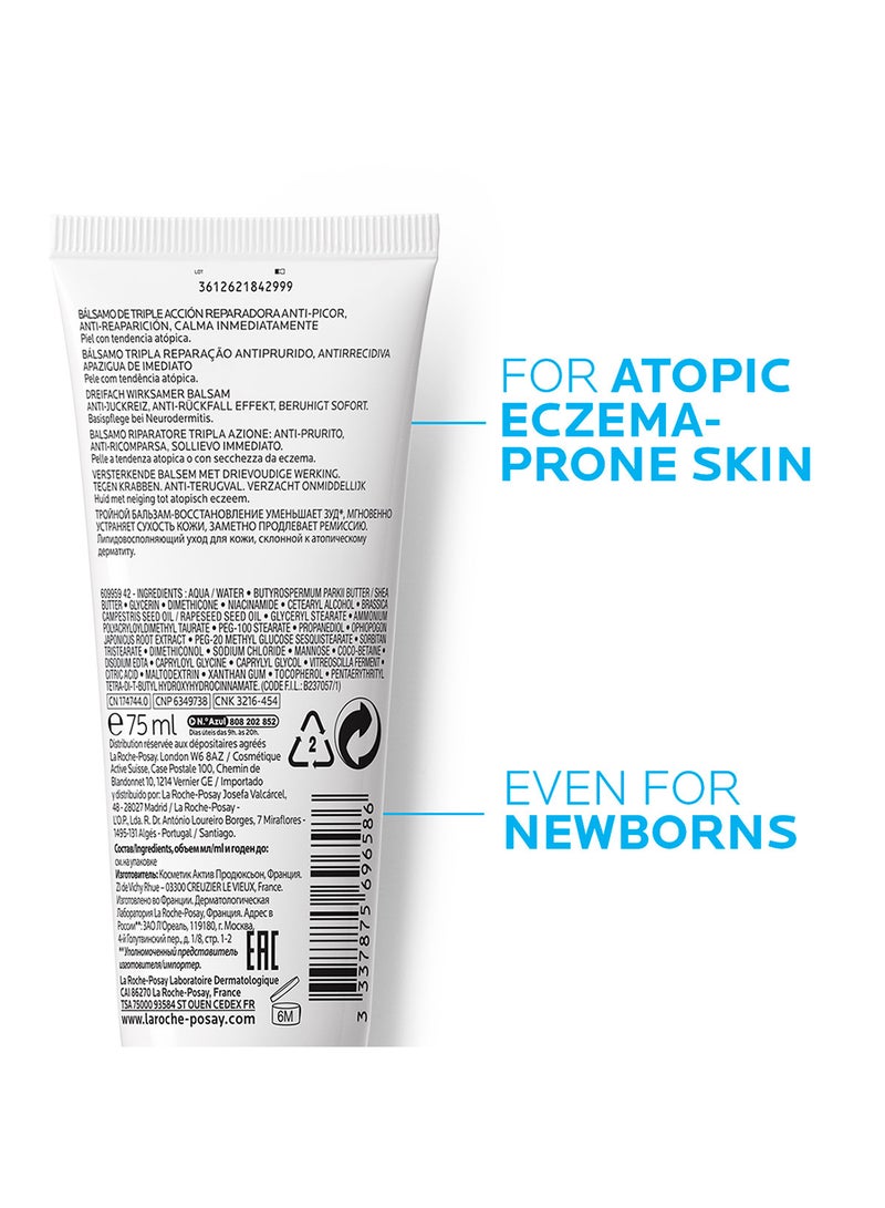 LA ROCHE-POSAY Lipikar Baume Ap+ Moisturizing For Dry And Atopy Prone Skin 75ml - Image 2