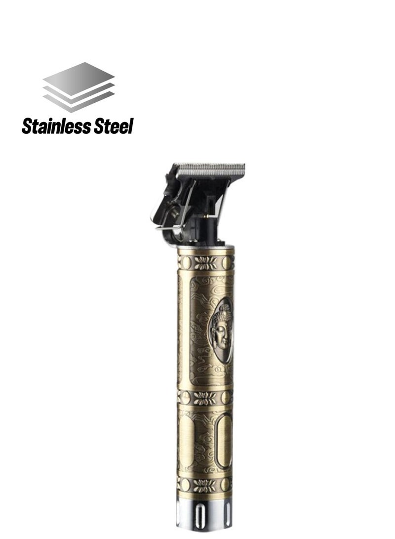 T-Blade Electric Hair Trimmer Gold/Black/Silver 25cm - Image 1