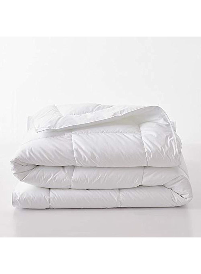 RISHAHOME Soft Solid Single Size Duvet Microfiber White  - Image 3