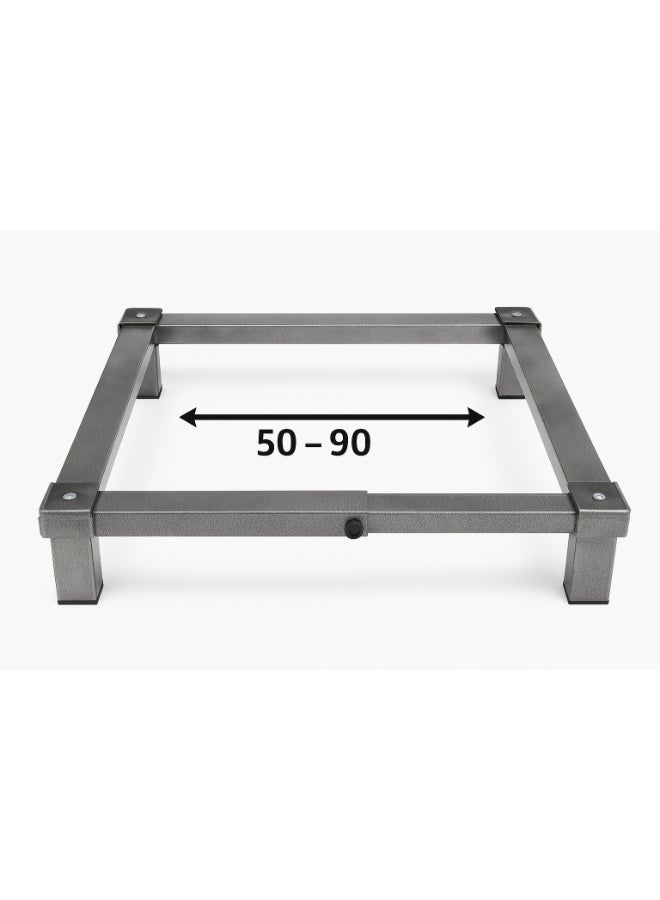 ALMUFARREJ Portable Fixed Refrigerator Base Silver 95x96cm