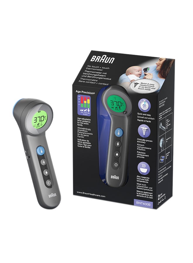 BRAUN - Braun (No touch + Touch) forehead thermometer with Age Precision Technology - BNT400B - Image 1