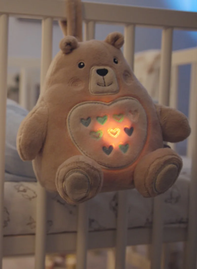 tommee tippee Bennie The Bear Grofriends Rechargeable Light And Sound Sleep Aid For 0+ Months Brown