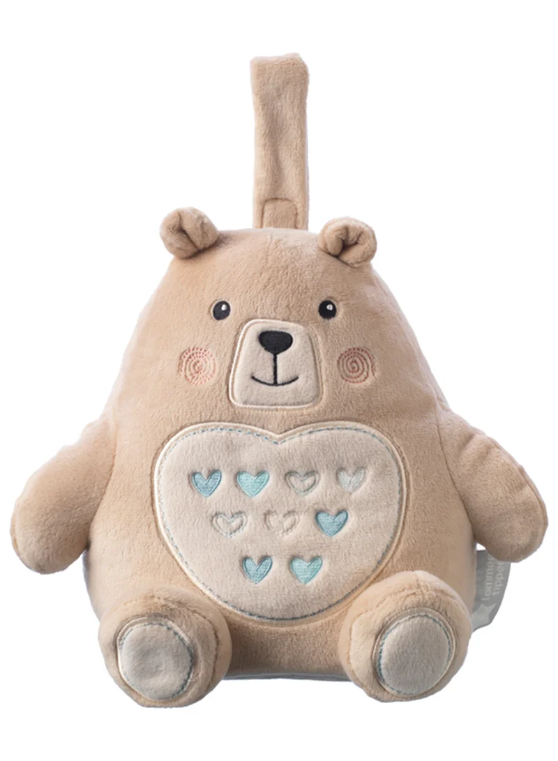 tommee tippee Bennie The Bear Grofriends Rechargeable Light And Sound Sleep Aid For 0+ Months Brown