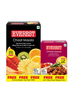 Everest Chaat Masala + Chhole Masala 100+10grams  - Image 1