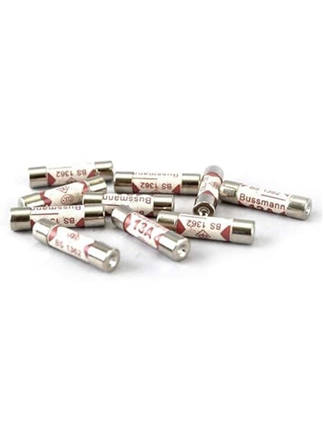 Terminator 10-Piece Ceramic Fuse 250V 15A Set Silver 25mm  - Image 3