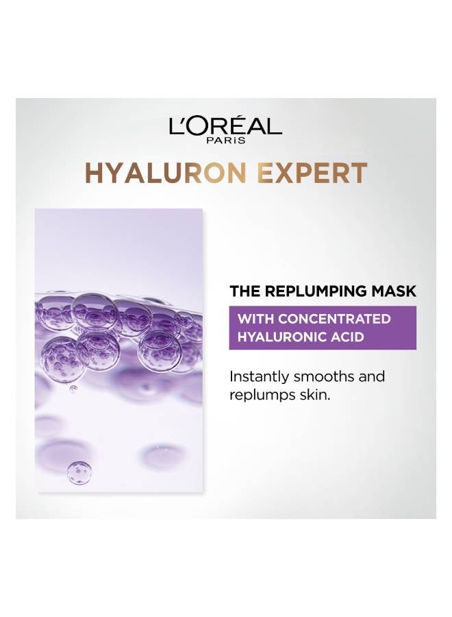 L'OREAL PARIS - Hyaluron Expert 24H Repluming Moisturizing Tissue Mask  - Multicolour 30grams - Image 1