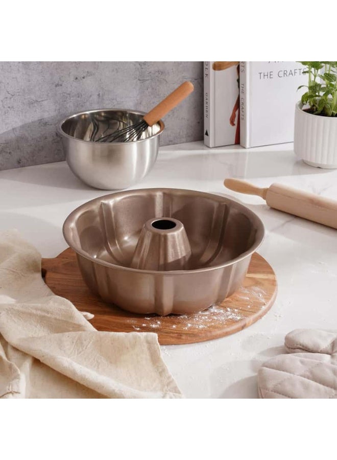 Pan Home BLANCH BUNDT FORM COPPER D28X8CM Brass 28x8cm - Image 1