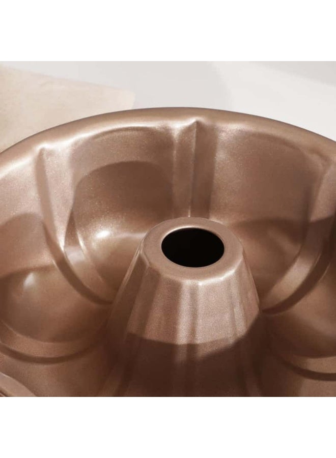 Pan Home BLANCH BUNDT FORM COPPER D28X8CM Brass 28x8cm - Image 2