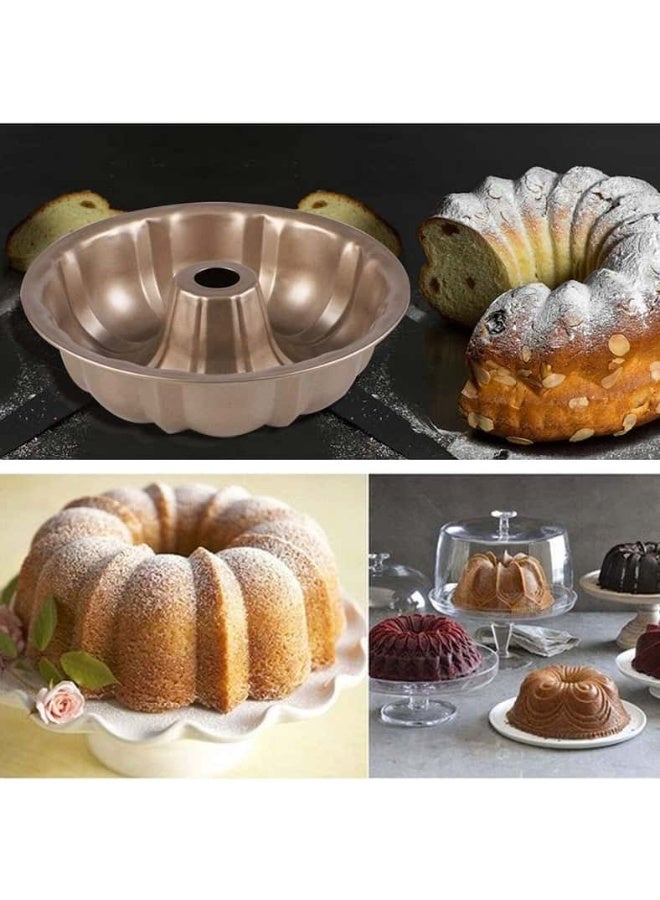 Pan Home BLANCH BUNDT FORM COPPER D28X8CM Brass 28x8cm - Image 5