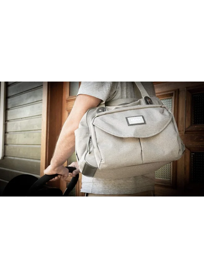 BEABA Geneva Diaper Bag, Multifunction Baby Diaper Bag, Diaper Bag With Bag Strap For Baby Stroller, Baby Must Haves