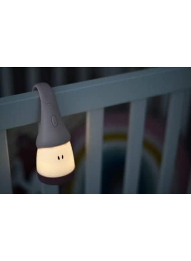 BEABA - Night Light For Baby And Kid, Rechargeable, Cordless And Portable, Soft Light, Ergonomic: Hooks Onto Handles And Crib Bars, 90 Hrs Battery Life, Turns Into A Torch - Pink - Image 1
