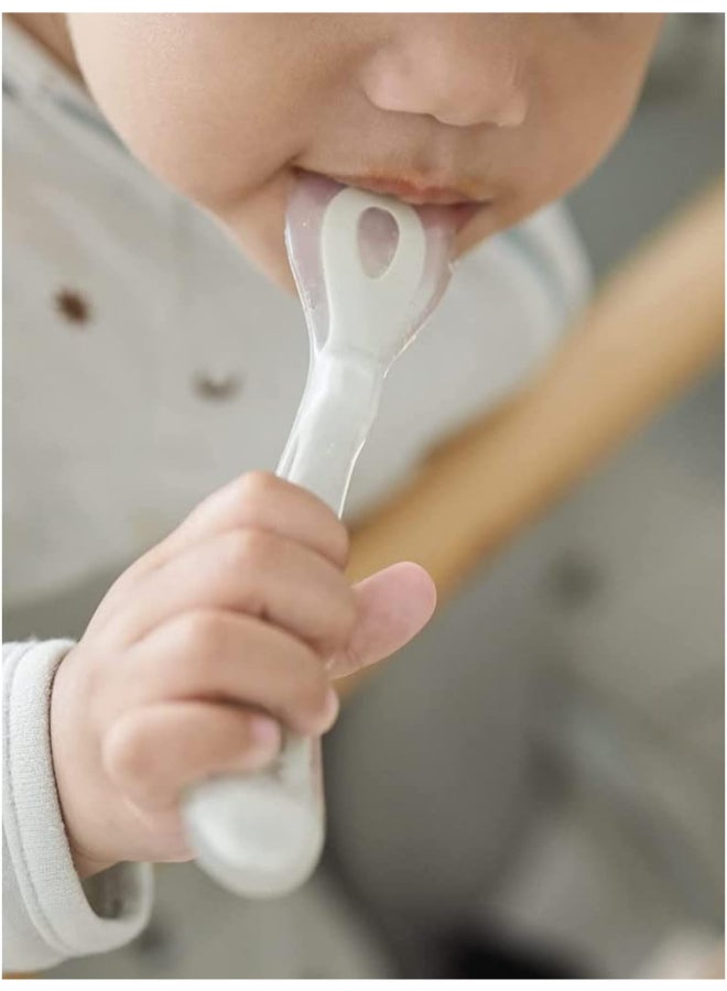 بيابا طقم ملاعق طعام للأطفال مكون من حبتين  - Image 3