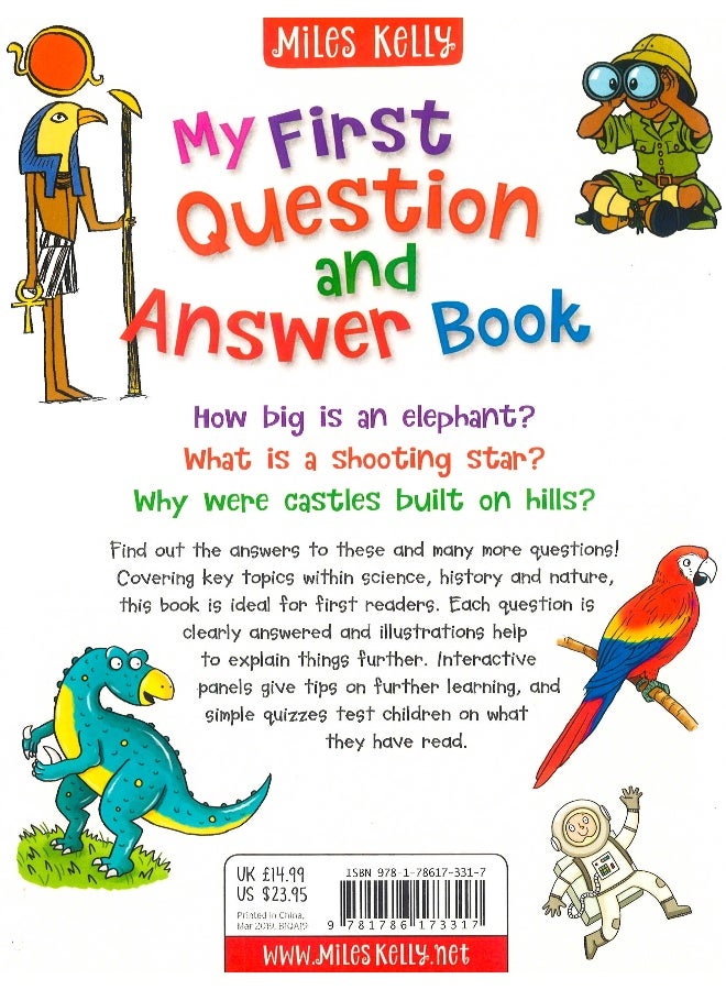 My First Question And Answer Book Paperback English by Miles Kelly - 2-Jan-17 - Image 2