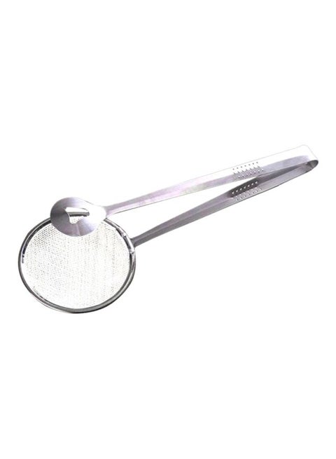 Multi-Functional Filter Spoon With Clip Silver 280x100mm
