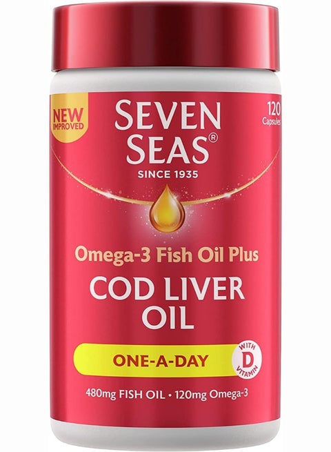 Cod Liver Oil Dietary Supplement - 120 Capsules