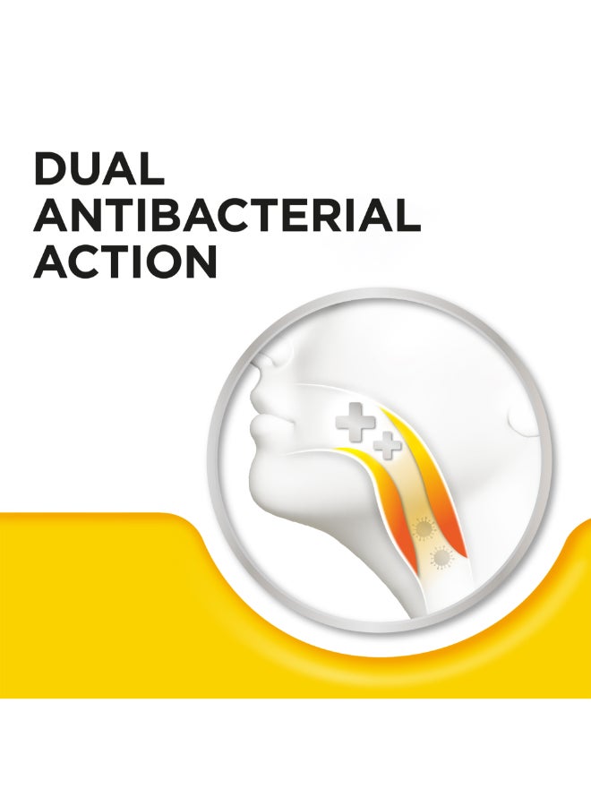 Strepsils - Honey And Lemon Dual Anti-Bacterial Action Fast Effective Relief From Sore Throats 24 Lozenges - Image 1