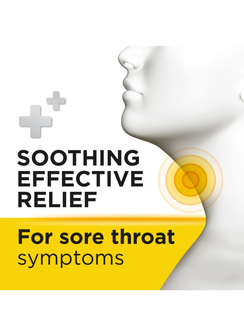 Strepsils Honey And Lemon Dual Anti-Bacterial Action Fast Effective Relief From Sore Throats 24 Lozenges  - Image 2