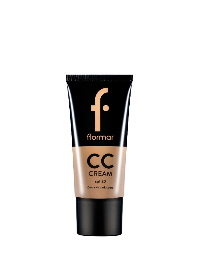 flormar CC Cream – 04 Anti Fatigue – Revitalizing CC Formula, Buildable Coverage, Cream Texture, Awake Skin Effect Anti Fatigue - Image 1