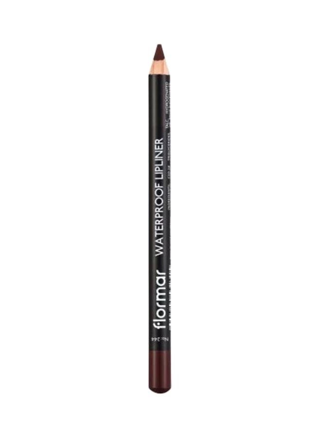 flormar Waterproof Lipliner Pencil 244 Chocolate Fondue - Image 1