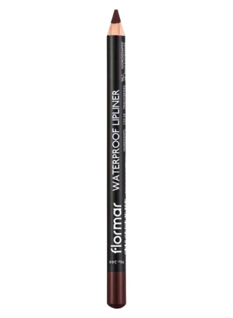 flormar Waterproof Lipliner Pencil 244 Chocolate Fondue - Image 1
