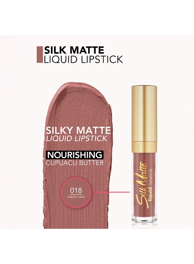 flormar Silk Matte Liquid Lipstick 18 Sunny Land - Image 3