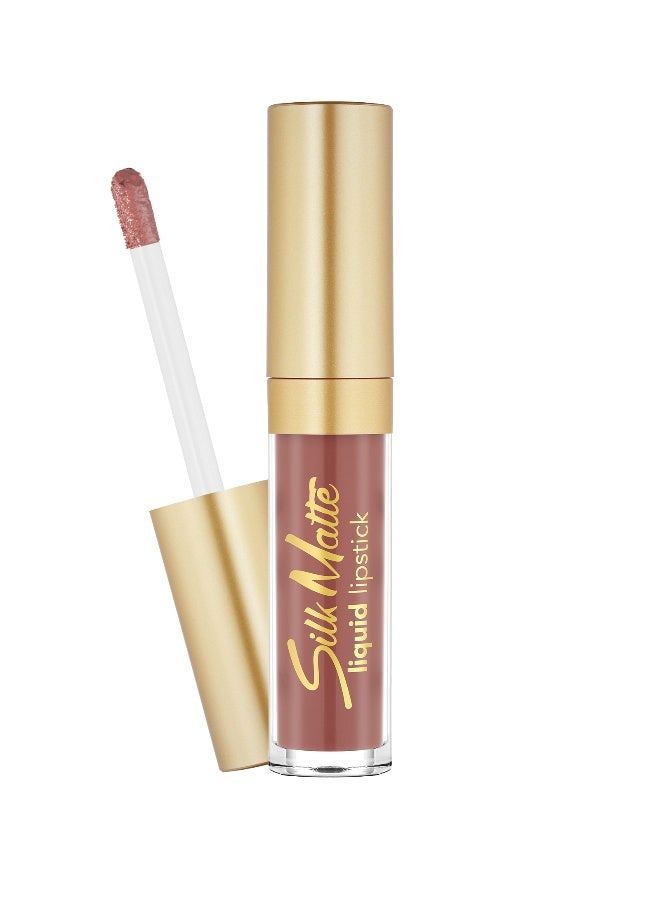 flormar Silk Matte Liquid Lipstick – 018 Sunny Land – High-Pigment Ultra Matte Finish, Long-Wear Comfort, Nourishing Oils, Velvety Smooth Look 18 Sunny Land - Image 1