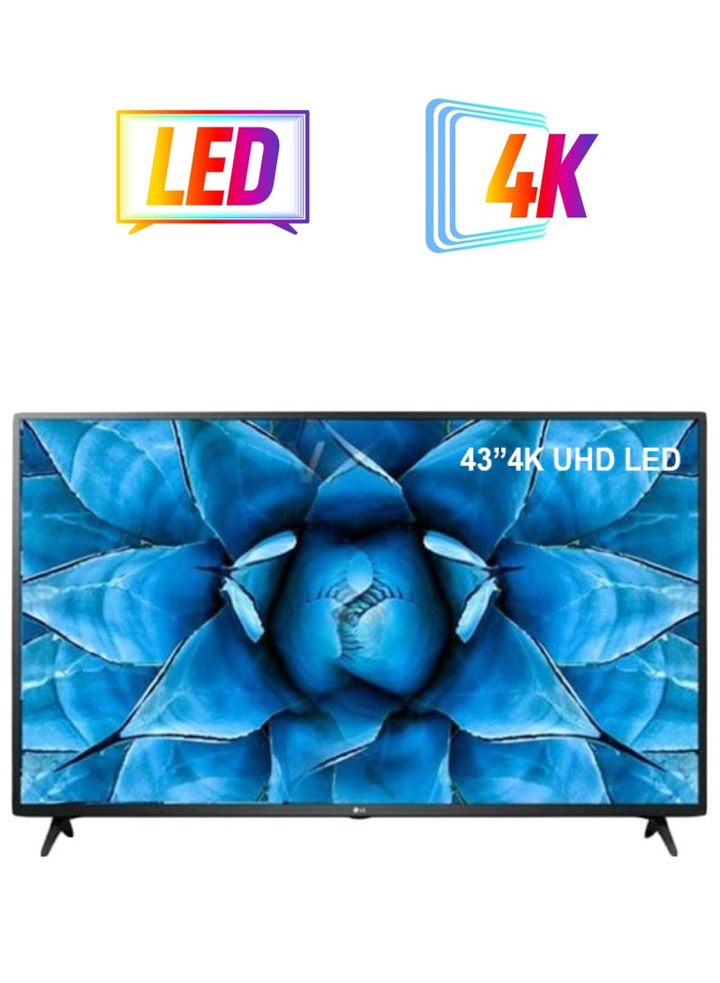 إل جي شاشة LED بدقة 4K فائقة الوضوح مقاس 43 بوصة 43UN7340 أسود  - Image 1