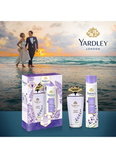 Yardley Imperial Orchid Gift Set 125ml + 150ml Pack of 2  - Image 2