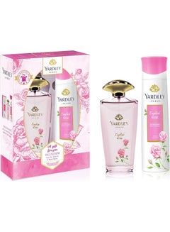 Yardley English Rose EDT And Body Spray 125ml + 150ml Pack of 2  - Image 3