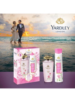 Yardley English Rose EDT And Body Spray 125ml + 150ml Pack of 2  - Image 4