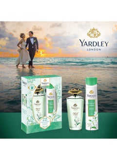 Yardley Imperial Jasmine EDT And Body Spray 125ml + 150ml Pack of 2  - Image 4