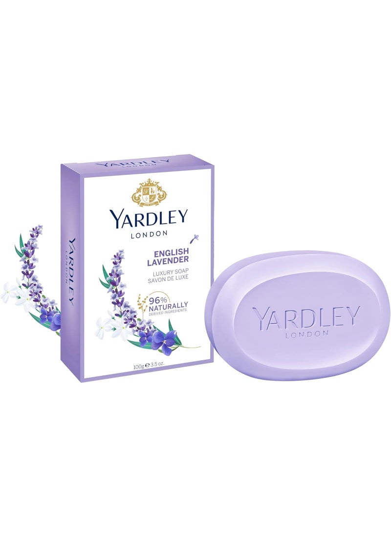 Yardley Luxury Soap Assorted Pack Of 3 Multicolour 100grams - Image 2