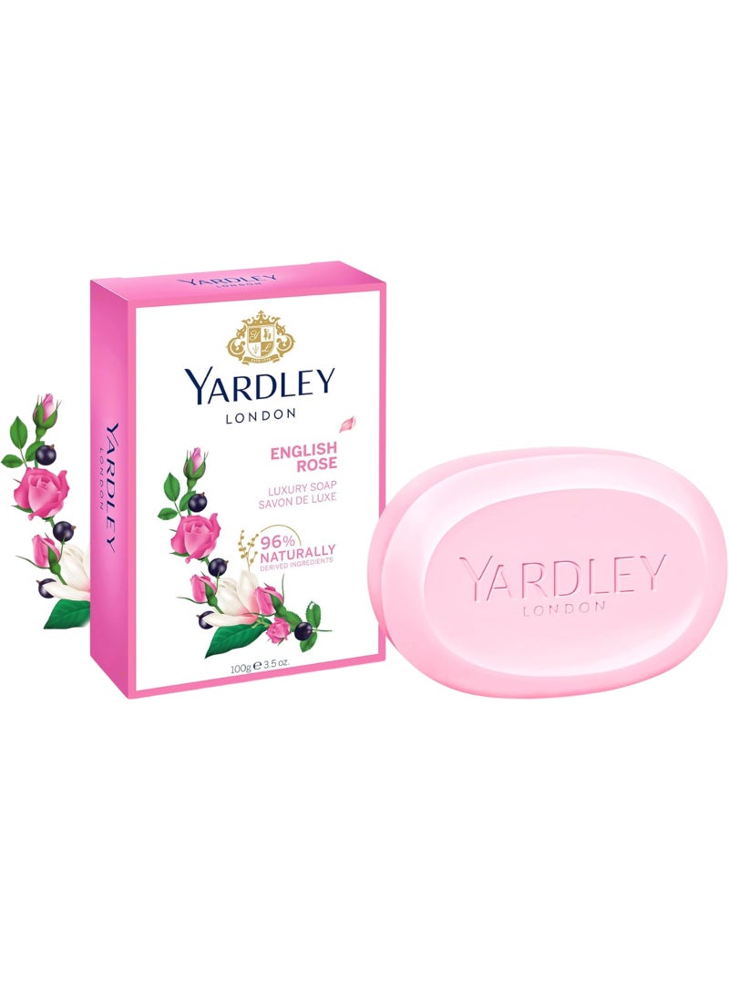 Yardley Luxury Soap Assorted Pack Of 3 Multicolour 100grams - Image 3