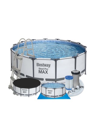 Steel Pro Max Pool Set, Filter Pump,ladder 4.27x1.07metre - pnsku/N38957368A/45/_/1722261787/8f84f723-64a3-4aca-ae96-8aa61d597bf1