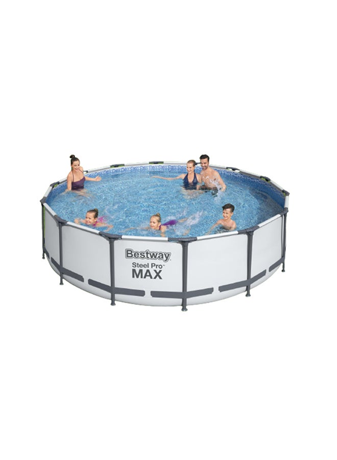 Steel Pro Max Pool Set, Filter Pump,ladder 4.27x1.07metre