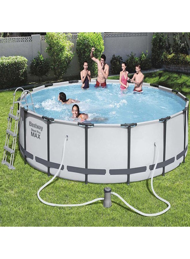 Steel Pro Max Pool Set, Filter Pump,ladder 4.27x1.07metre