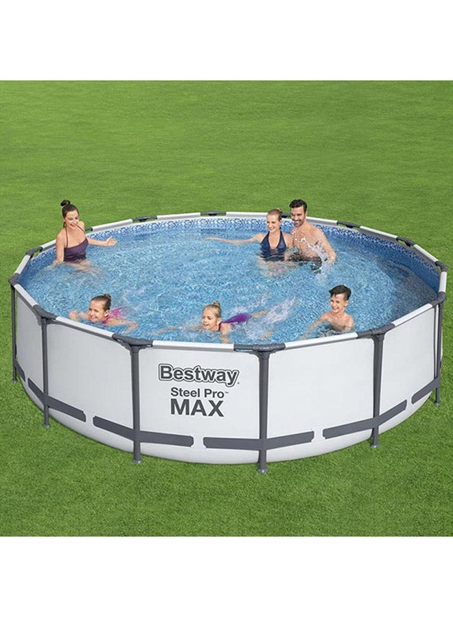 Steel Pro Max Pool Set, Filter Pump,ladder 4.27x1.07metre