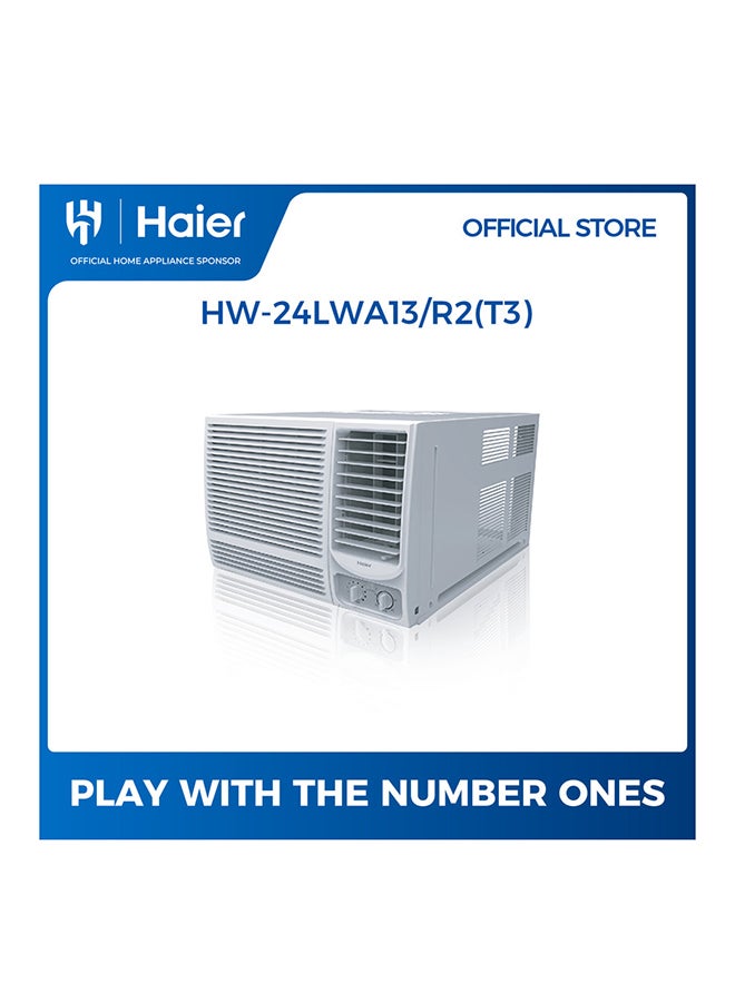 Haier Window AC 21500 BTU, Cold, HW-24LWA13/R2(T3) White - Image 1