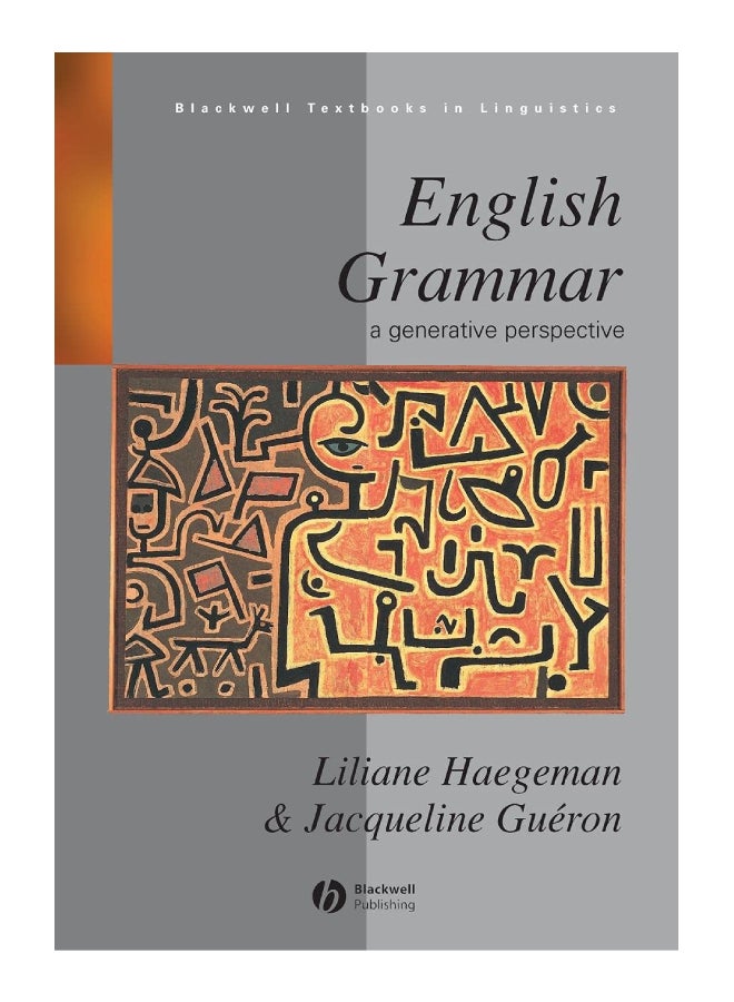 English Grammar Paperback English by Liliane Haegeman 