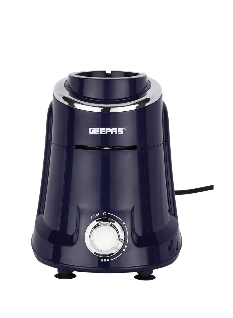 3-in-1 Mixer Grinder 750W Powerful Motor | Stainless Steel Jars and Blades, Unbreakable Jar Caps| Fast Grinding, Ergonomic Design| 3 Jars with 3 Speed Control, Perfect for Grinding, Making Smoothies, Batters, etc.| 750 W GSB5080S Blue & Silver