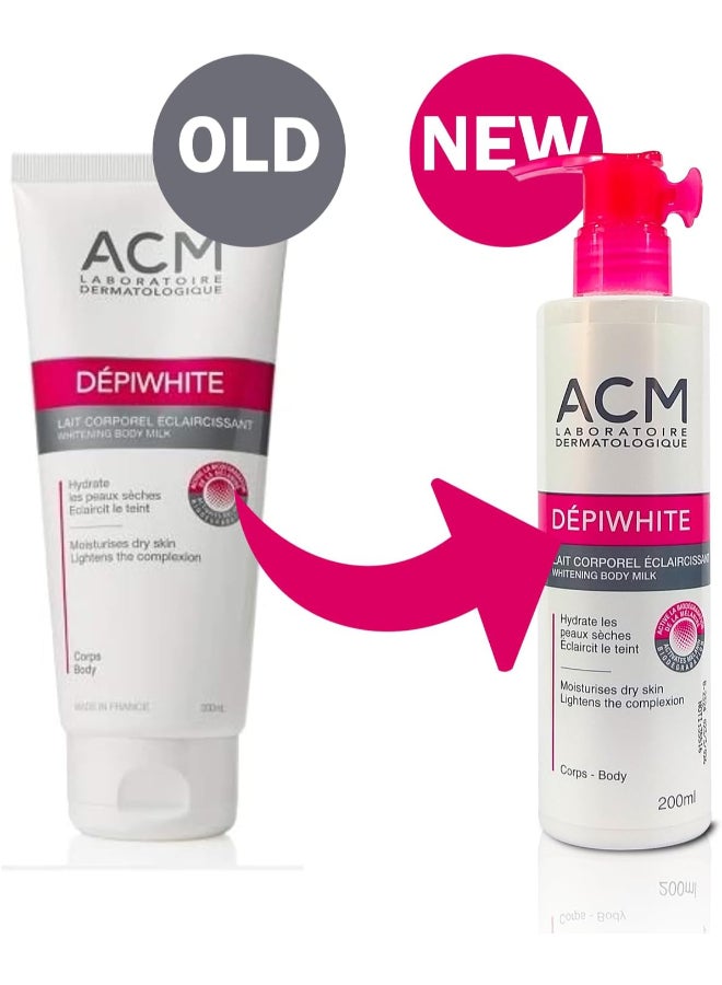 Depiwhite Milk Body Lotion, 200ml – Whitening Moisturizer for Soft, Radiant Skin 200ml